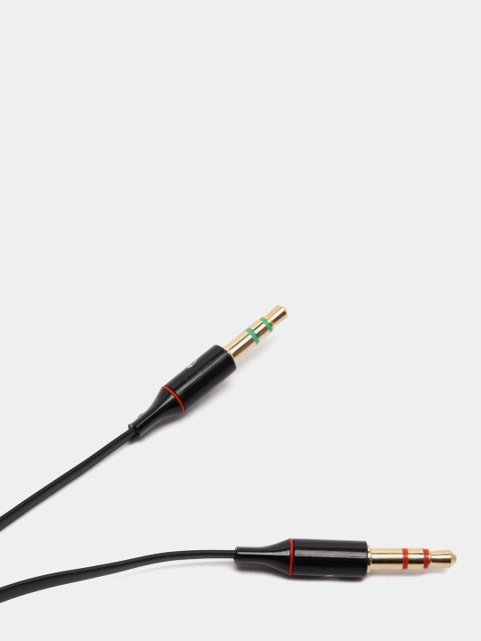  Audio-splittеr tarmoqlagich  3.5 mm (kirish) → 2x3.5 mm (chiqish) va aksincha 