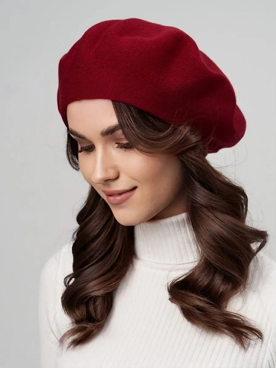 Ayollar bosh kiyim – beret shapka, shapkalar qizlar uchun, qishki shapka va shlyapa