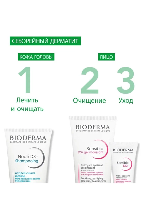 NODE DS+ шампунь для избавления от перхоти, 125 мл