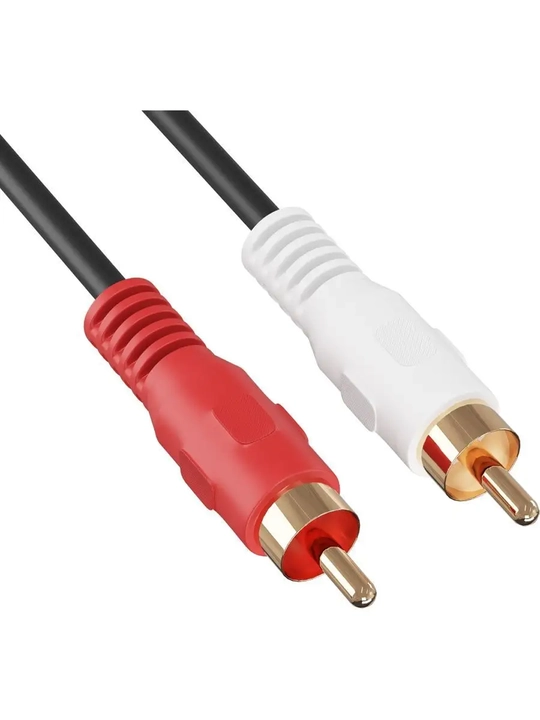 AUX audio kabel 3.5 mm → 2xRCA (stereo), 1.5 metr