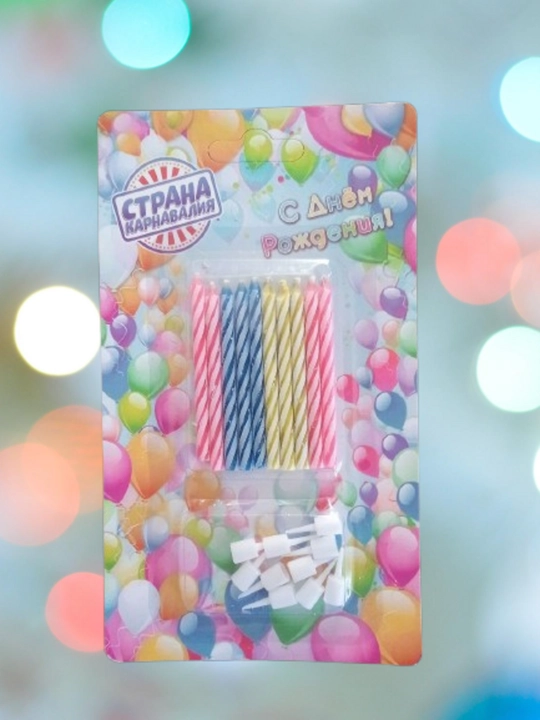 O'chmaydigan kek shamlari, 10 dona - 