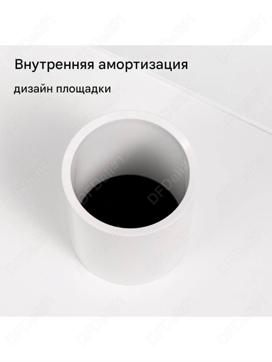 Стакан для ручек NS023 (бл) Deli, 023-ENS-wt