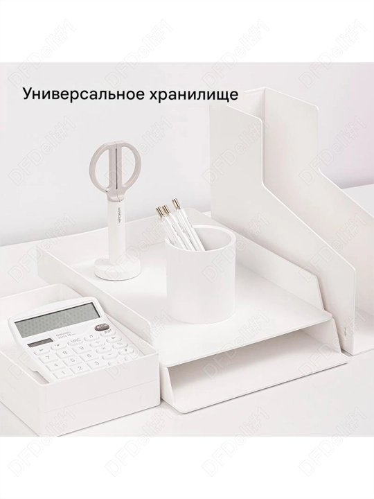 Стакан для ручек NS023 (бл) Deli, 023-ENS-wt