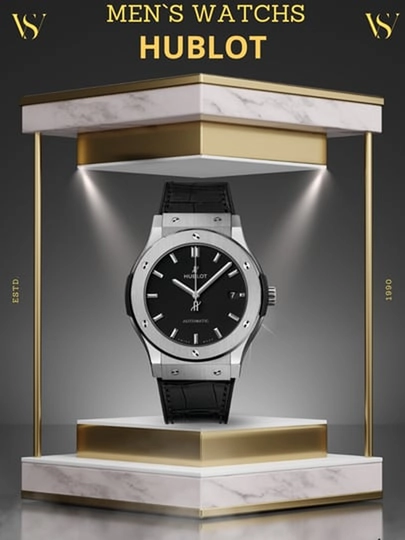 Мужские часы Hublot, премиум классический дизайн, силиконовый ремешок — BOSSWAT-45W045-ЧЕРН