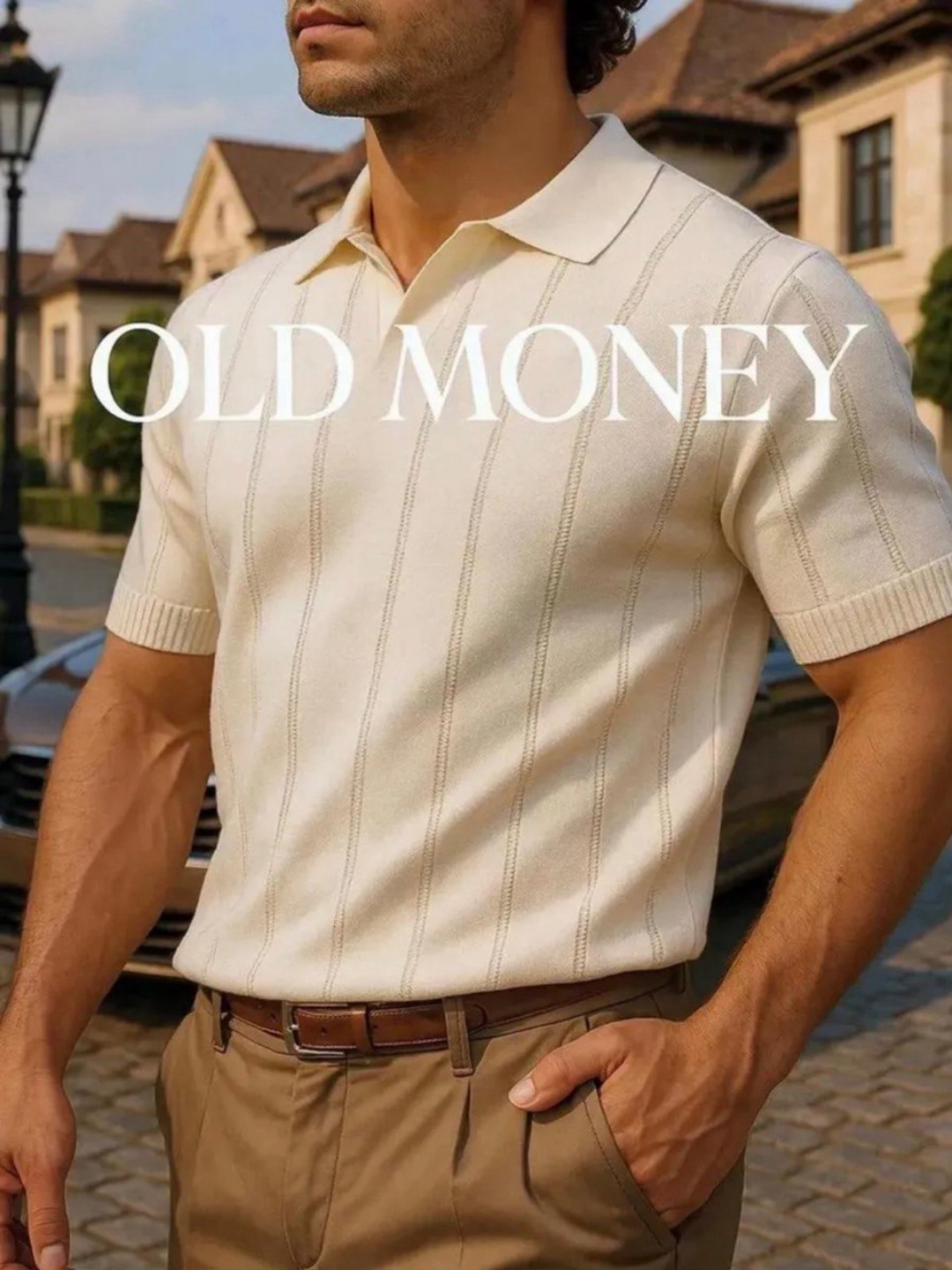 Футболка поло с коротким рукавом, old money - 