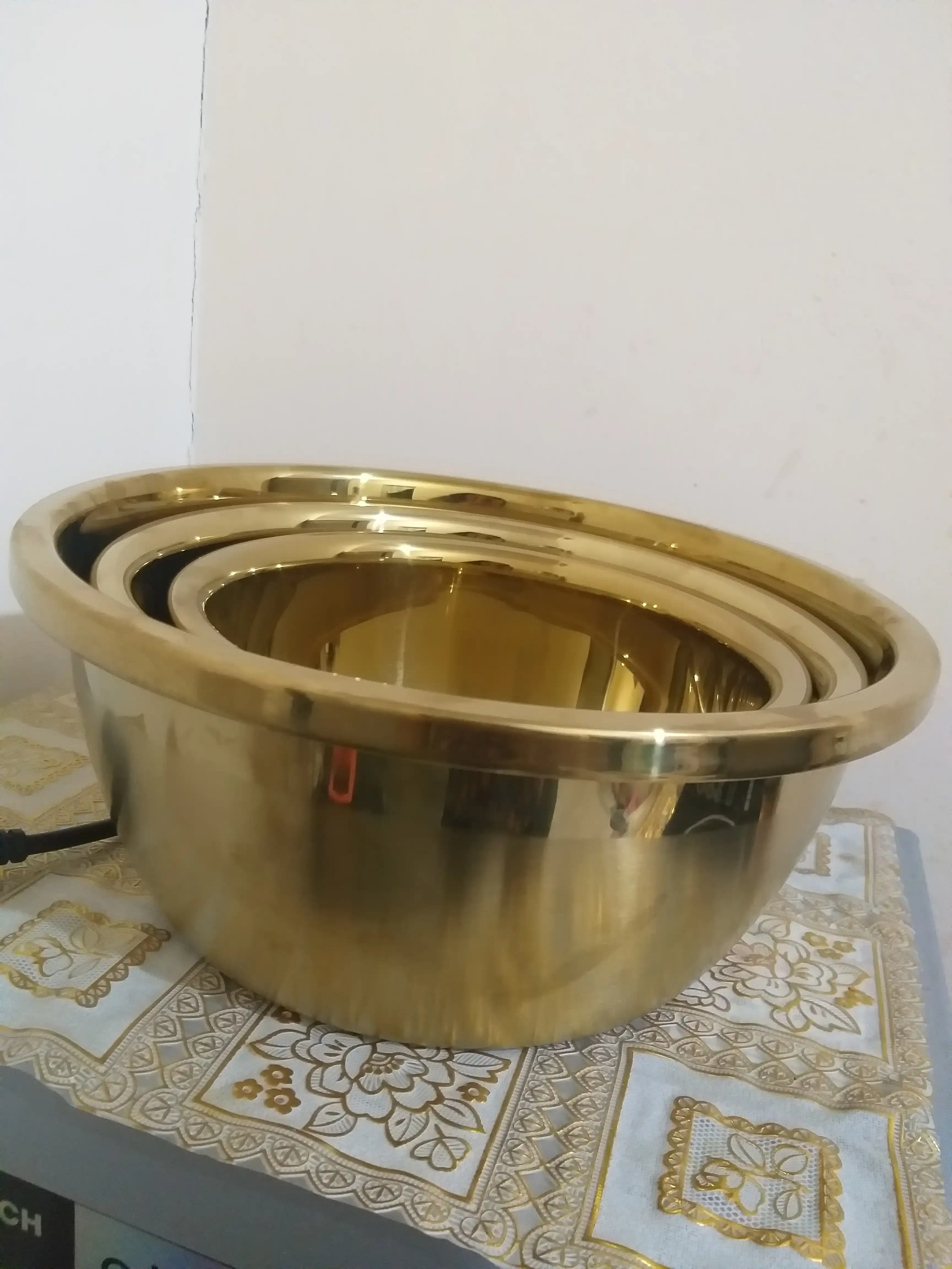 Миска для салата, из нержавеющей стали, салатница