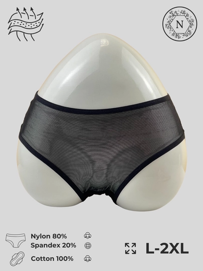 Ichki kiyim Natural Look 101 seriya, dantelli, L-2XL o'lchamda