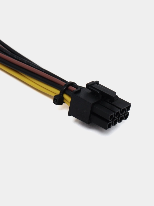 Konverter quvvat kabeli PCIe Dual 6 Pin dan 8 Pin videokartaga