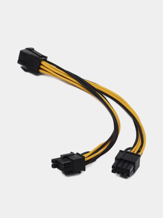 Переходник 6 pin на 2х 8 pin кабель питания для видеокарты