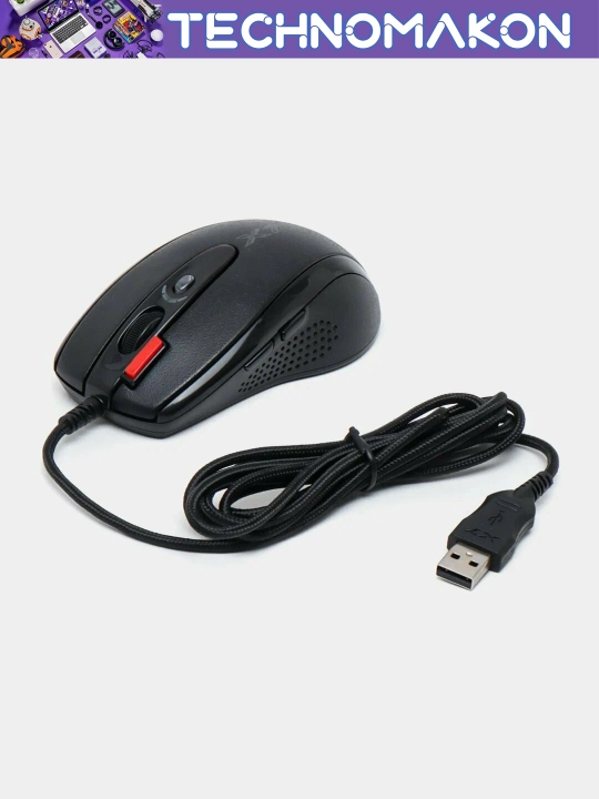 A4tech X7 o'yin sichqonchasi, 2000 DPI, kompyuter uchun simli o'yin sichqonchasi