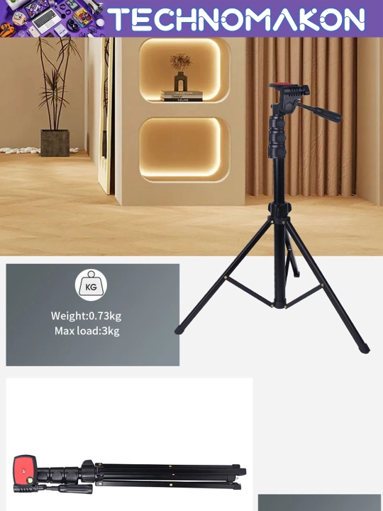 Pol uchun universal shtativ tripod Jmary KP-2206, telefon va kamera uchun, universal