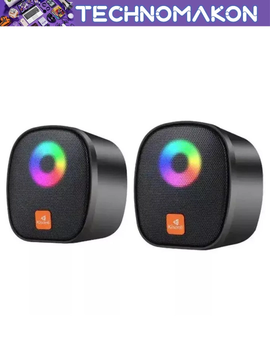 Kompyuter uchun kolonkalar Kisonli X11, RGB, stereo - 