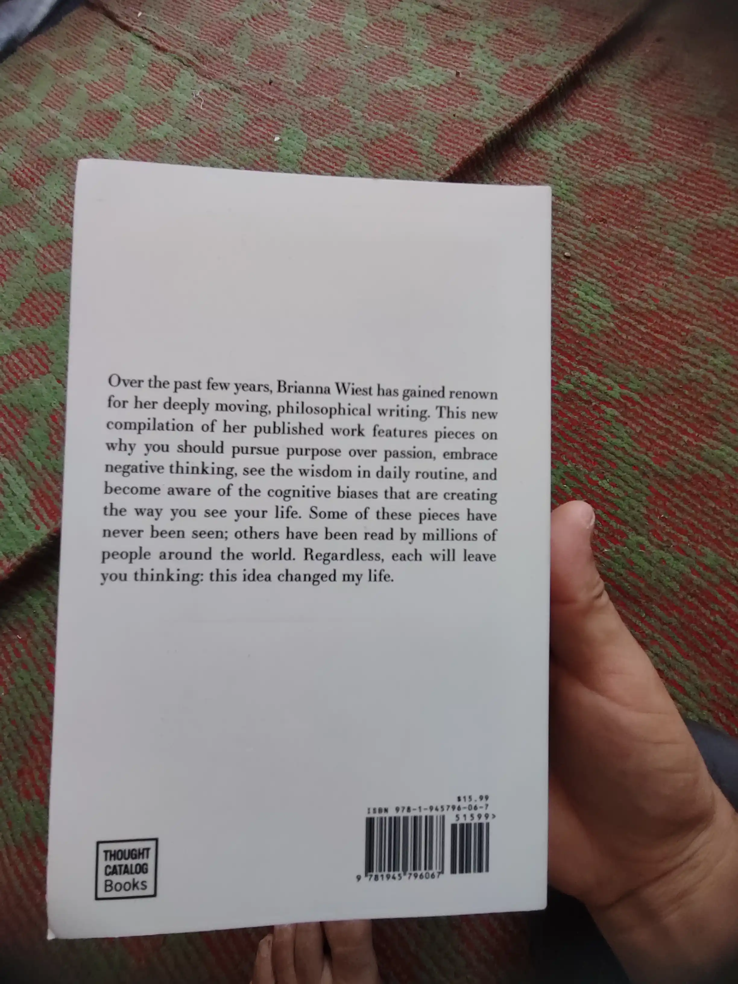 101 Essays that will change the way you think, Brianna Wiest