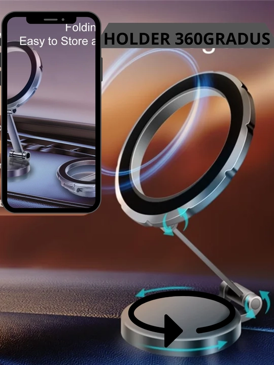 Magsafe telefon ushlagich, magnit, 360 gradus aylanuvchi - 