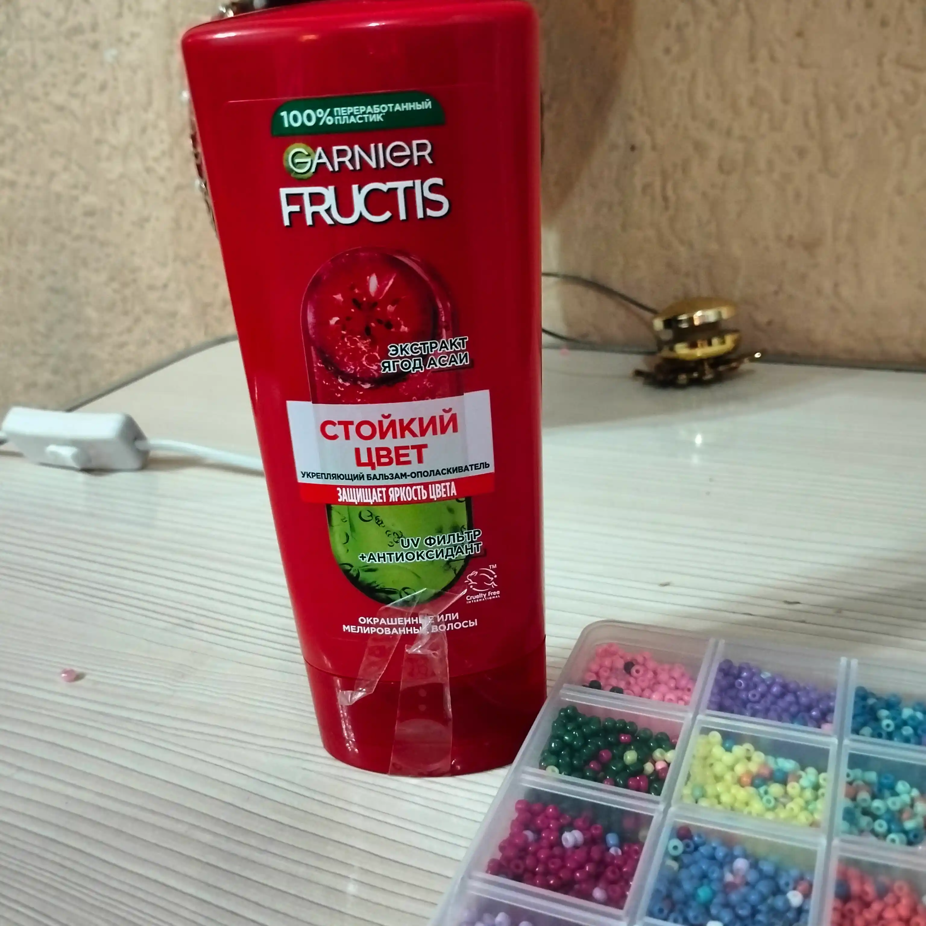 Бальзам-ополаскиватель для волос Garnier Fructis с концентратом фруктов, 200 мл