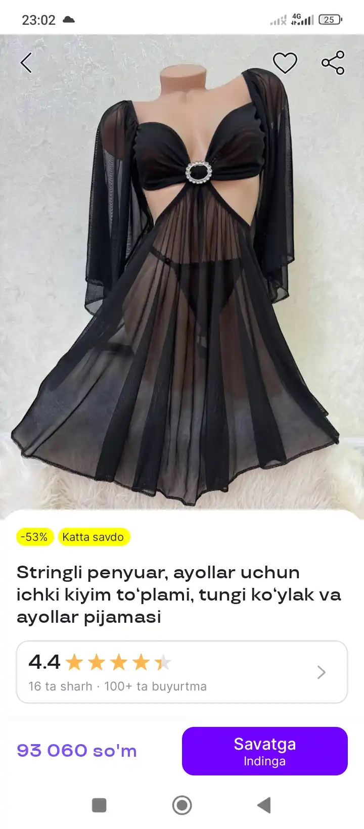 Ayollar tungi kiyimi, ichki kiyim, pijama, penyuar komplekt uy kiyimlari universal o‘lcham