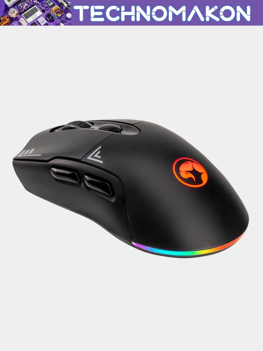 MARVO M803W 2.4G/Type-C o‘yin sichqonchasi, 800-4800dpi, simsiz RGB yoritish