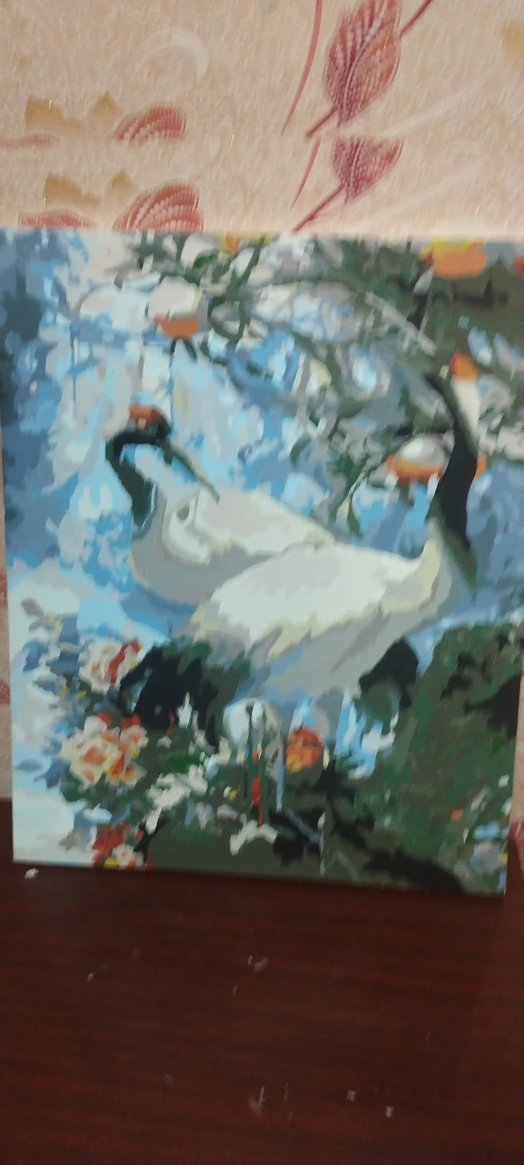 Raqamlar bo'yicha rasm chizish ARTERY Qushlar, holstda chizmachilik, 40 * 50 sm