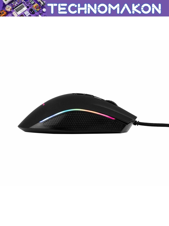 Компьютерная игровая мышь проводная Xrike GM-314 с RGB подсветкой, 7 кнопок, 7200 DPI, USB