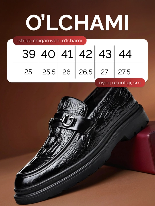 Erkaklar charm loafers, timsoh teri effektli poyabzal