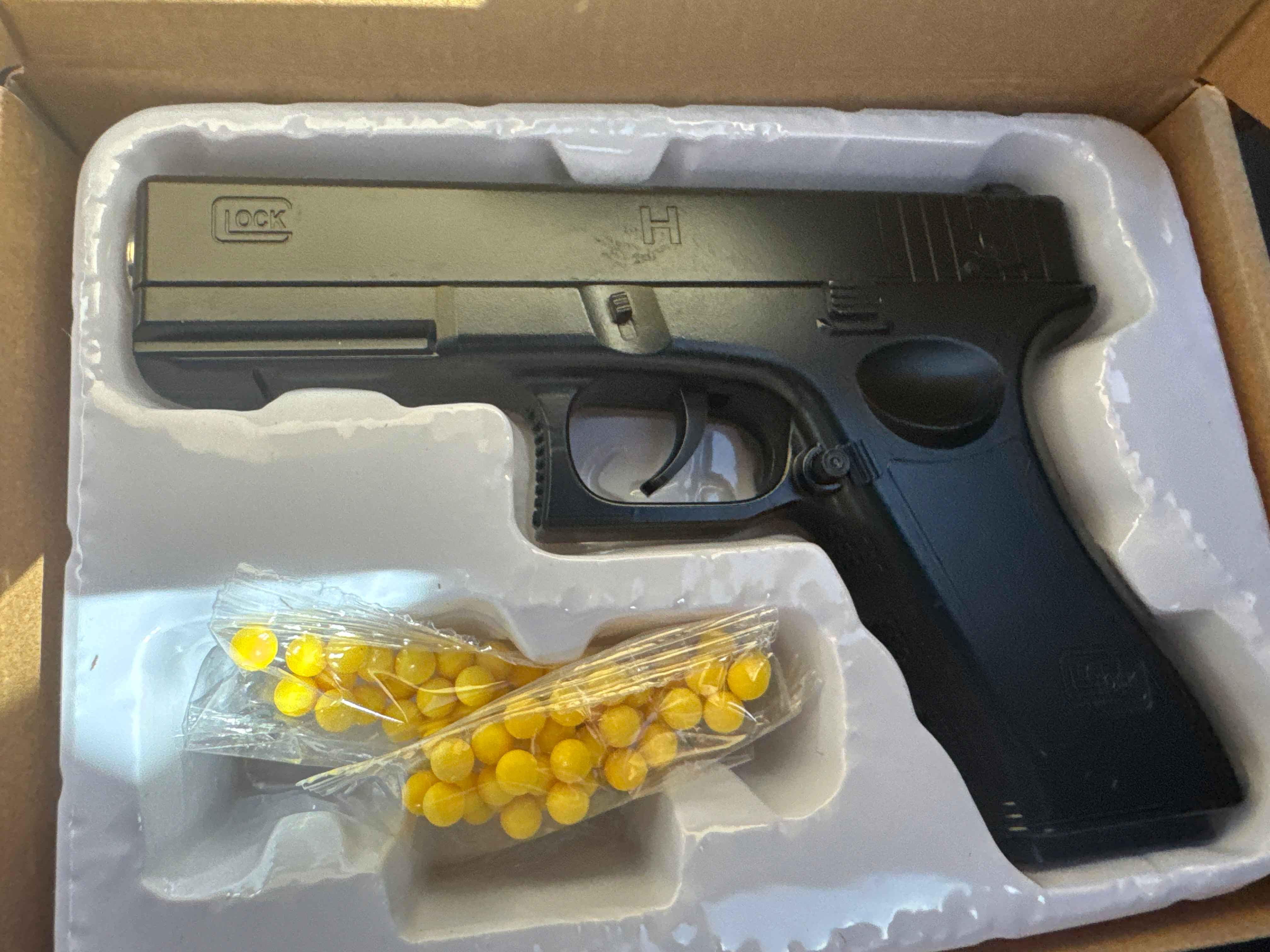 Metall to'pponcha Glok Glock AirSoft Gun, bolalar uchun, pnevmatik C7