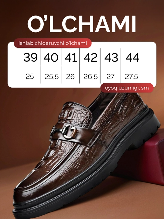 Erkaklar charm loafers, timsoh teri effektli poyabzal