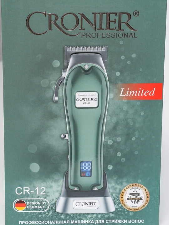 Cronier Professional машинка для стрижки волос и бороды профессиональная с мощным мотором