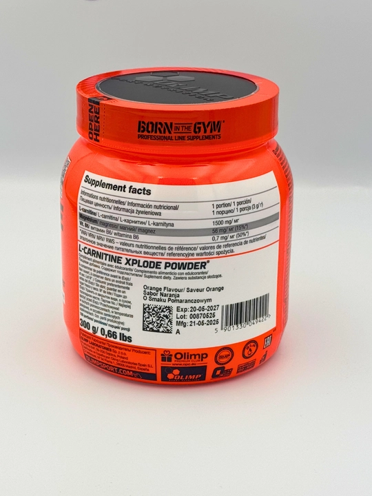 OLIMP L Carnitine xplode powder 300g, Л карнитин в порошке