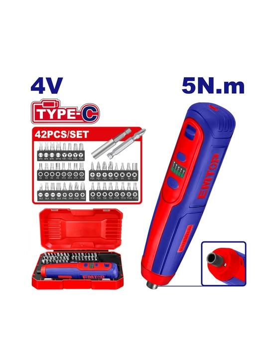 Akkumulyatorli otvyortka EMTOP ECSR0406 - 