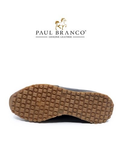 Tabiiy charmdan tikilgan erkaklar krossovkasi, Paul Branco 22192 kundalik poyabzali