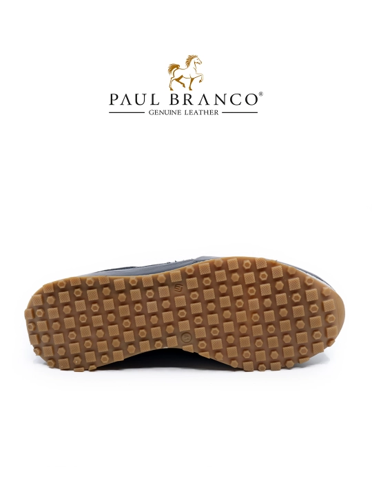 Tabiiy charmdan tikilgan erkaklar krossovkasi, Paul Branco 22192 kundalik poyabzali