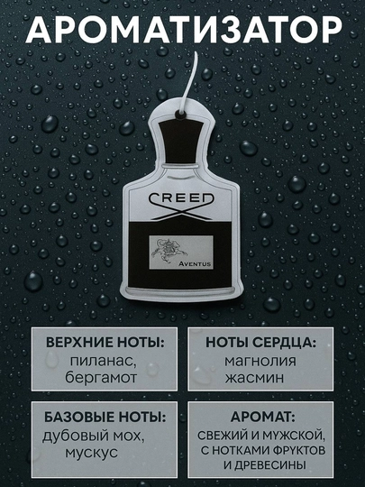 Автомобильный ароматизатор, подвесной — FAMWOP-AROMATIZATOR1-ЧЕРН