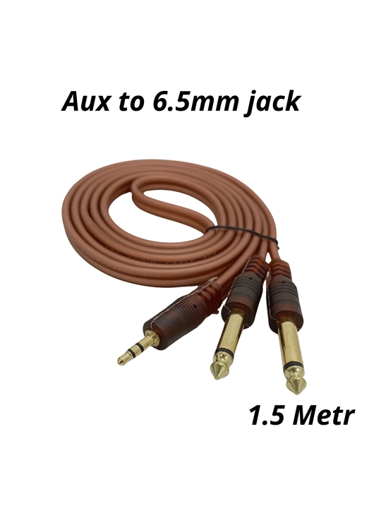 Кабель, 3,5 мм, AUX, 6,35 мм, Jack, длина 1,5 м, 3 м, 5 м, для музыкальных инструментов и микшеров