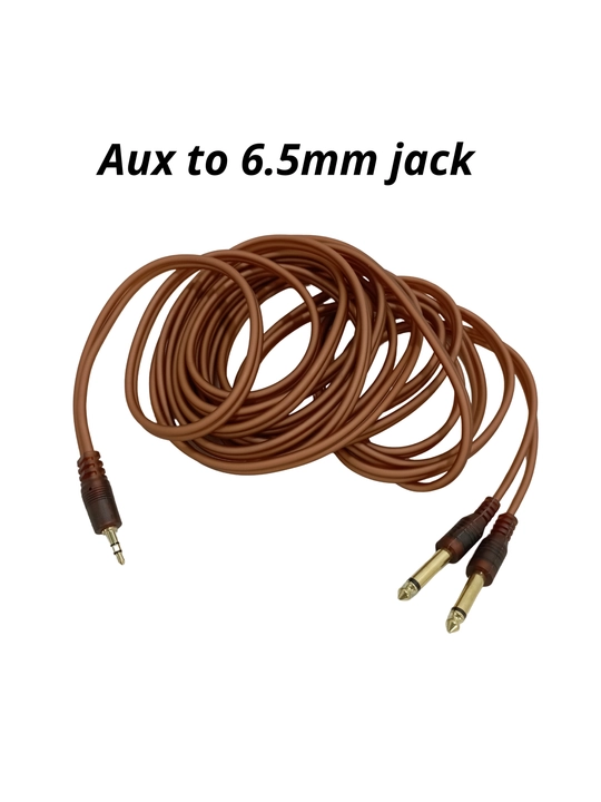 Кабель, 3,5 мм, AUX, 6,35 мм, Jack, длина 1,5 м, 3 м, 5 м, для музыкальных инструментов и микшеров