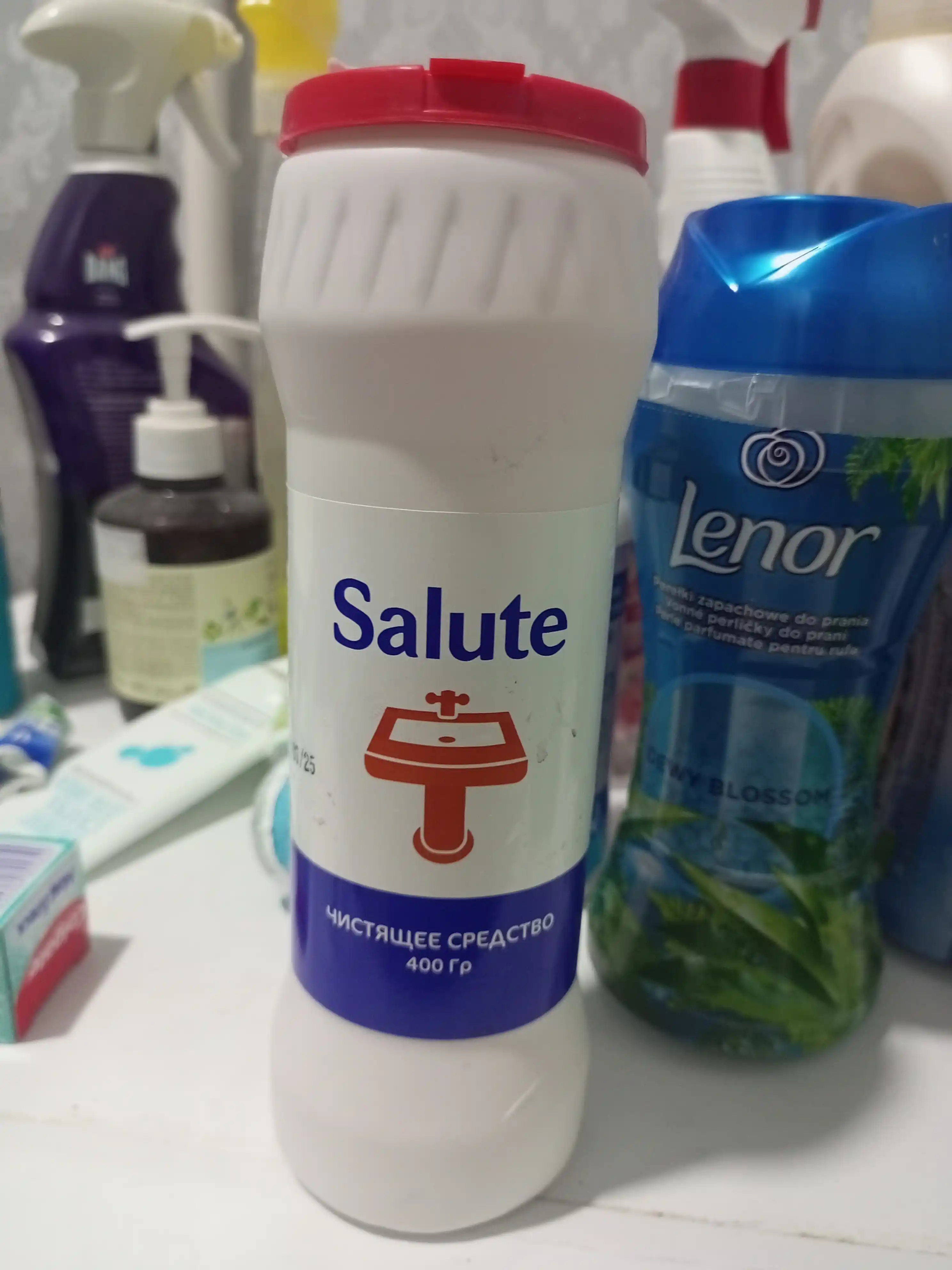 Чистящее средство Salute 400 г, чистоль, порошок