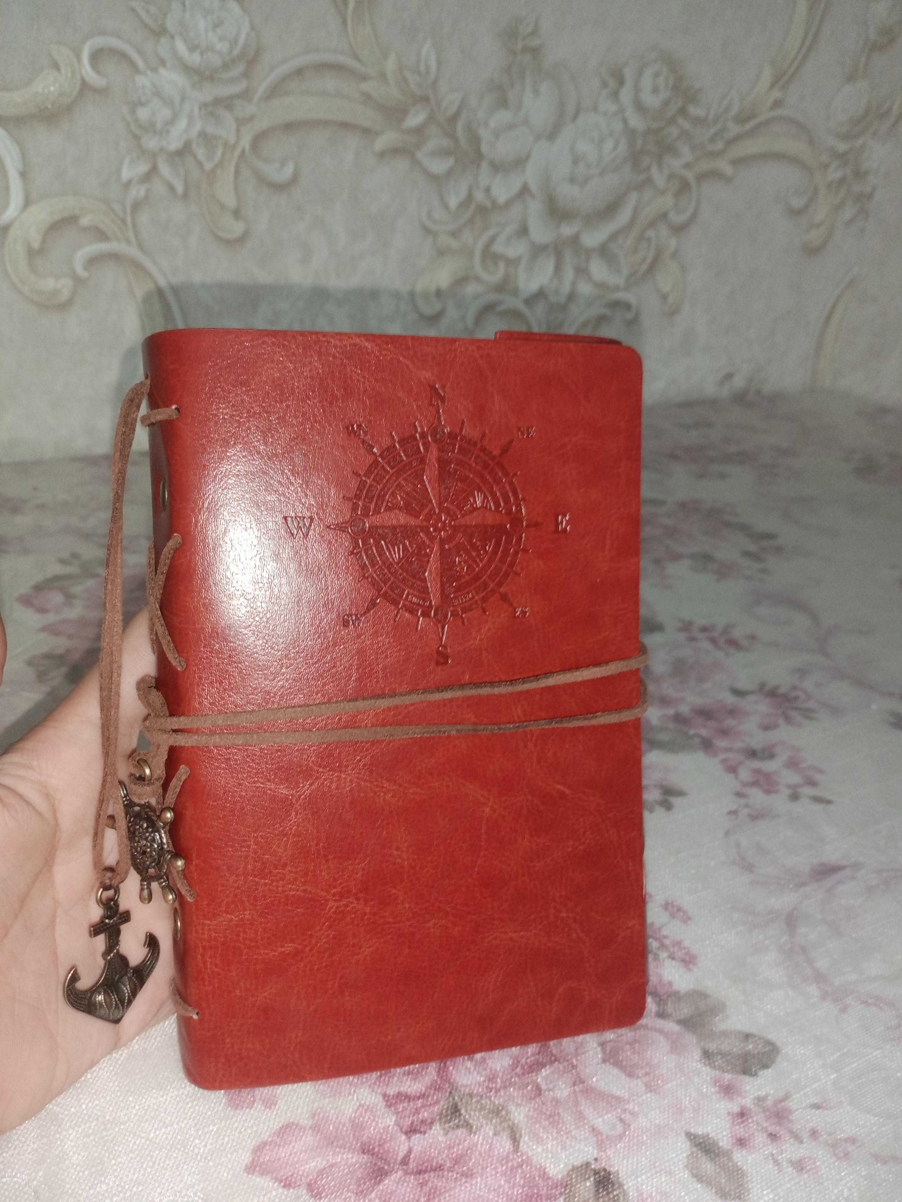 Блокнот, на кольцах, в кожаной обложке, для мужчин, женщин