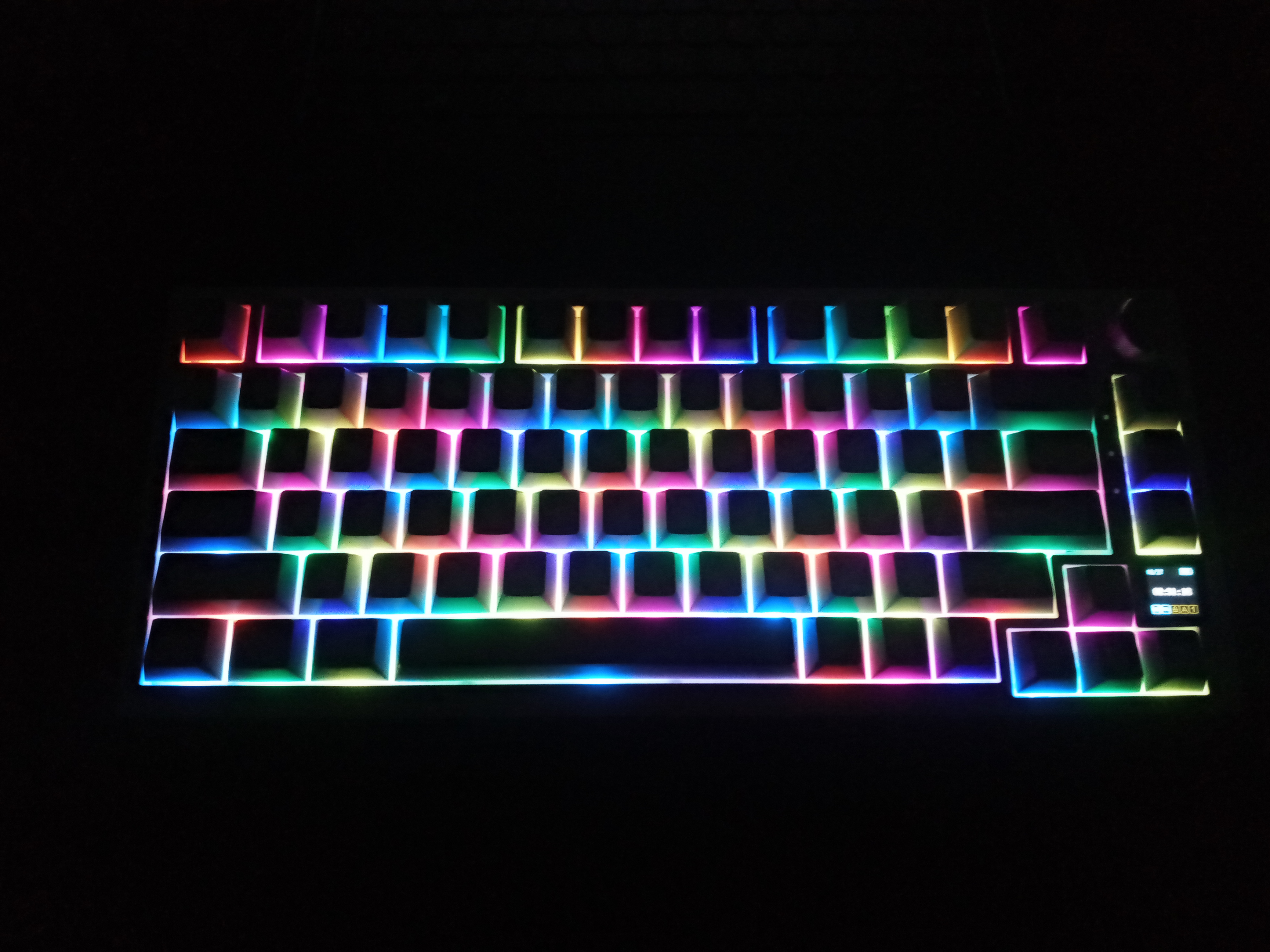 AJAZZ AK820 Pro mexanik klaviaturasi, o‘yin, simli, simsiz, Bluetooth, RGB