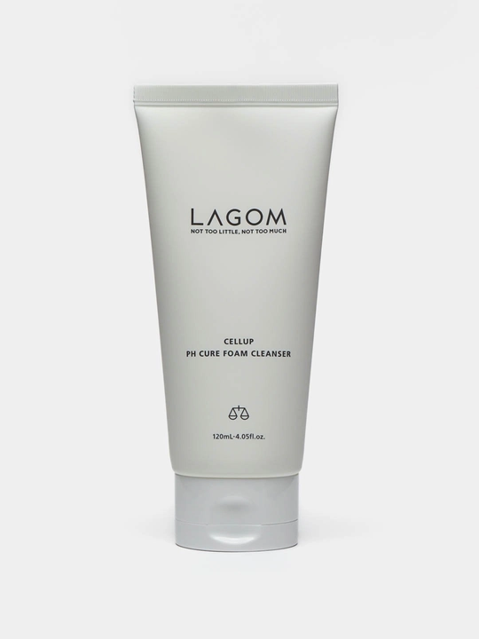 Normal, yog'li, ta'sirchan yuzlarga yuz yuvish ko'pigi, Lagom Cellup Ph Cure Foam