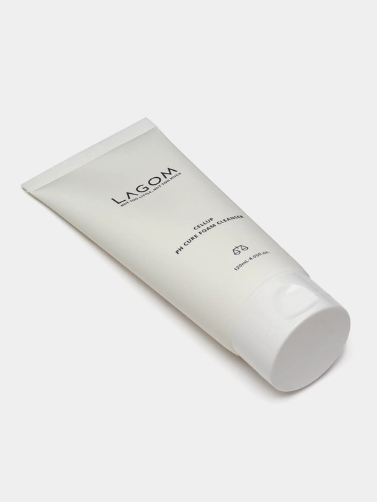 Normal, yog'li, ta'sirchan yuzlarga yuz yuvish ko'pigi, Lagom Cellup Ph Cure Foam