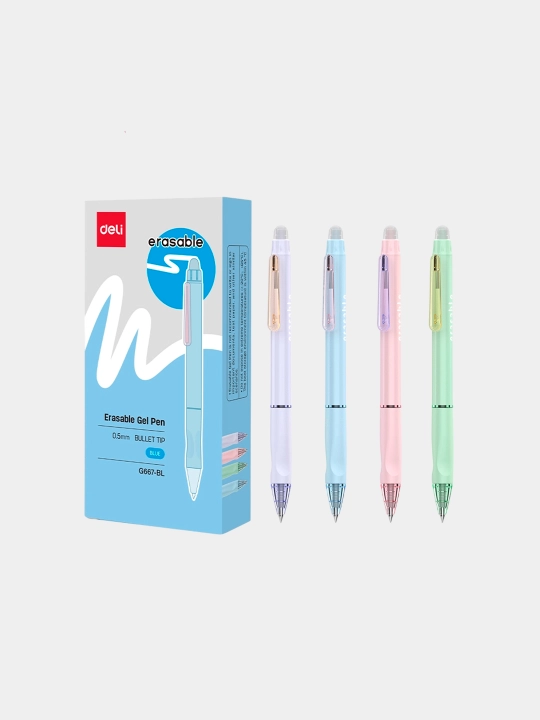 Ochiriladigon gelli ruchka 0,5mm EG667-BL Deli