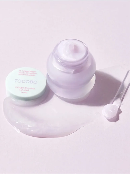 Уплотняющая маска для губ, Tocobo, Collagen, mint cooling, lemon sugar Boosting Lip Mask