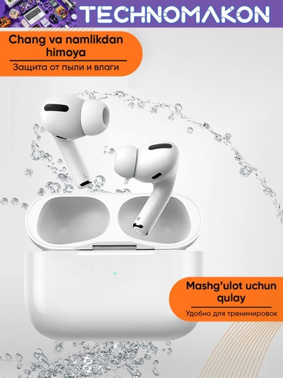 Pods Pro 2 Ingax T05ANC simsiz quloqchinlari, shovqinni pasaytiruvchi, sensorli, mikrofonli, 5.3