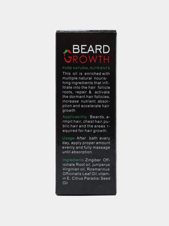 Beard Growth soqol moyi, o‘sishni tezlashtiruvchi va parvarish qiluvchi vosita