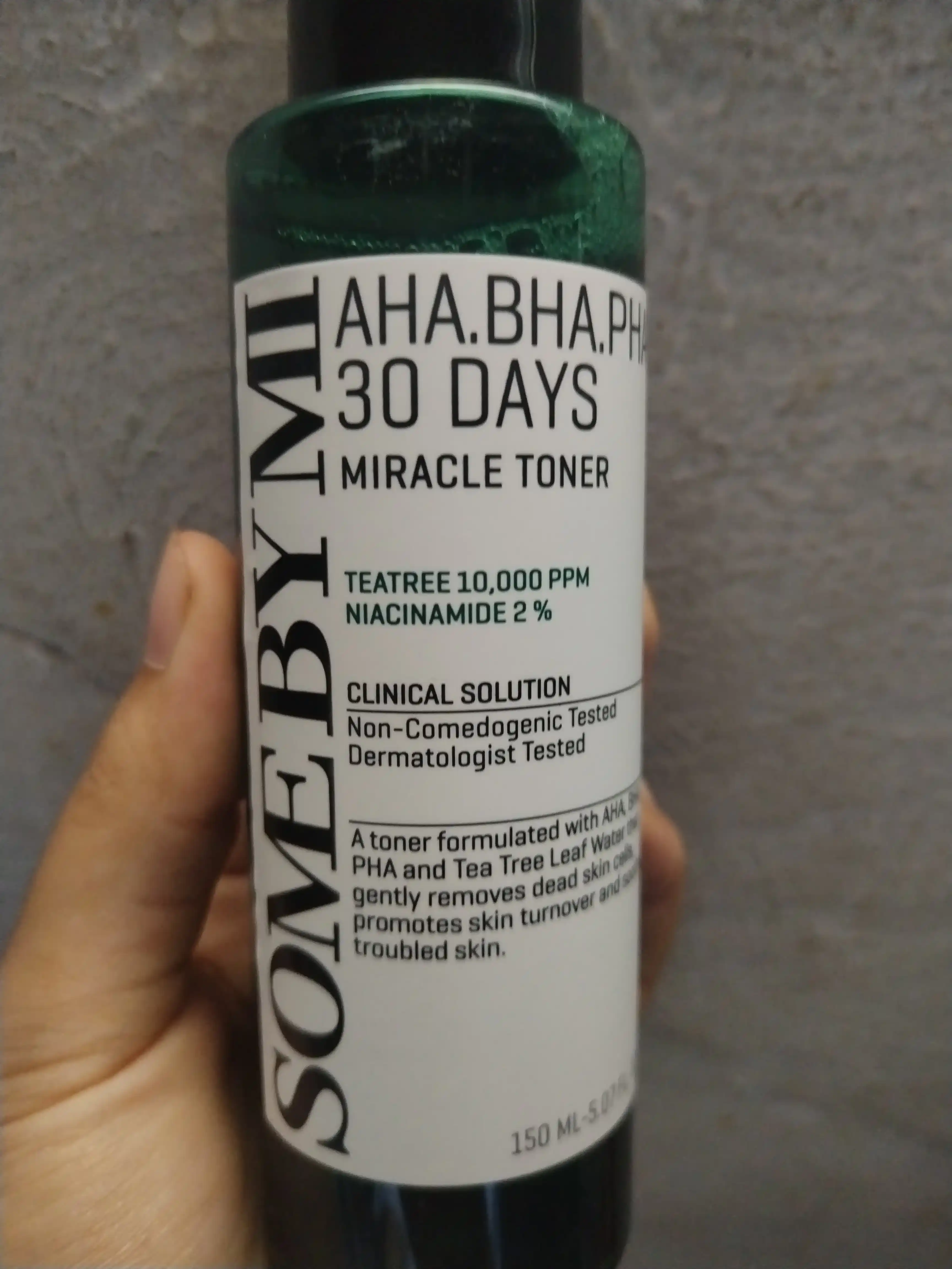 Тонер средство для проблемной кожи AHA BHA PHA, 30 Days Miracle Toner, ниацинамид, 150 мл