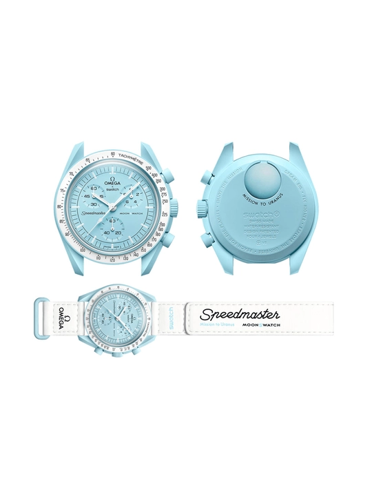 Omega x Swatch MoonSwatch erkaklar soati – sarg‘ish rang, 42 mm, dizayn