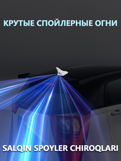 Автомобильные мигалки, задние предупреждающие огни и плавники-спойлеры — CICILL-AKULA-СЕРЕБРН
