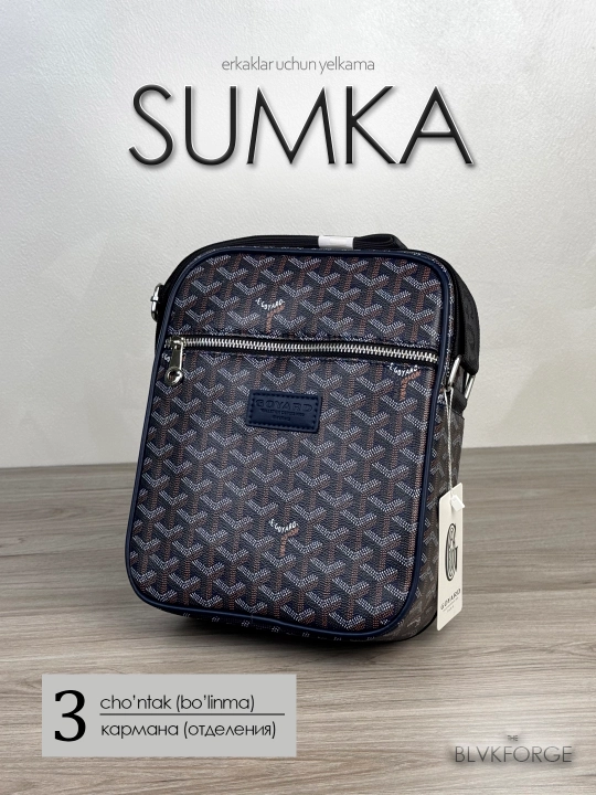 Erkaklar uchun sumka-barsetka - 