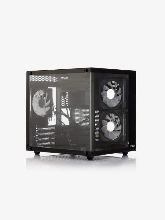 Корпус для ПК, игровой, с 3-4 вентиляторами, RGB, ATX