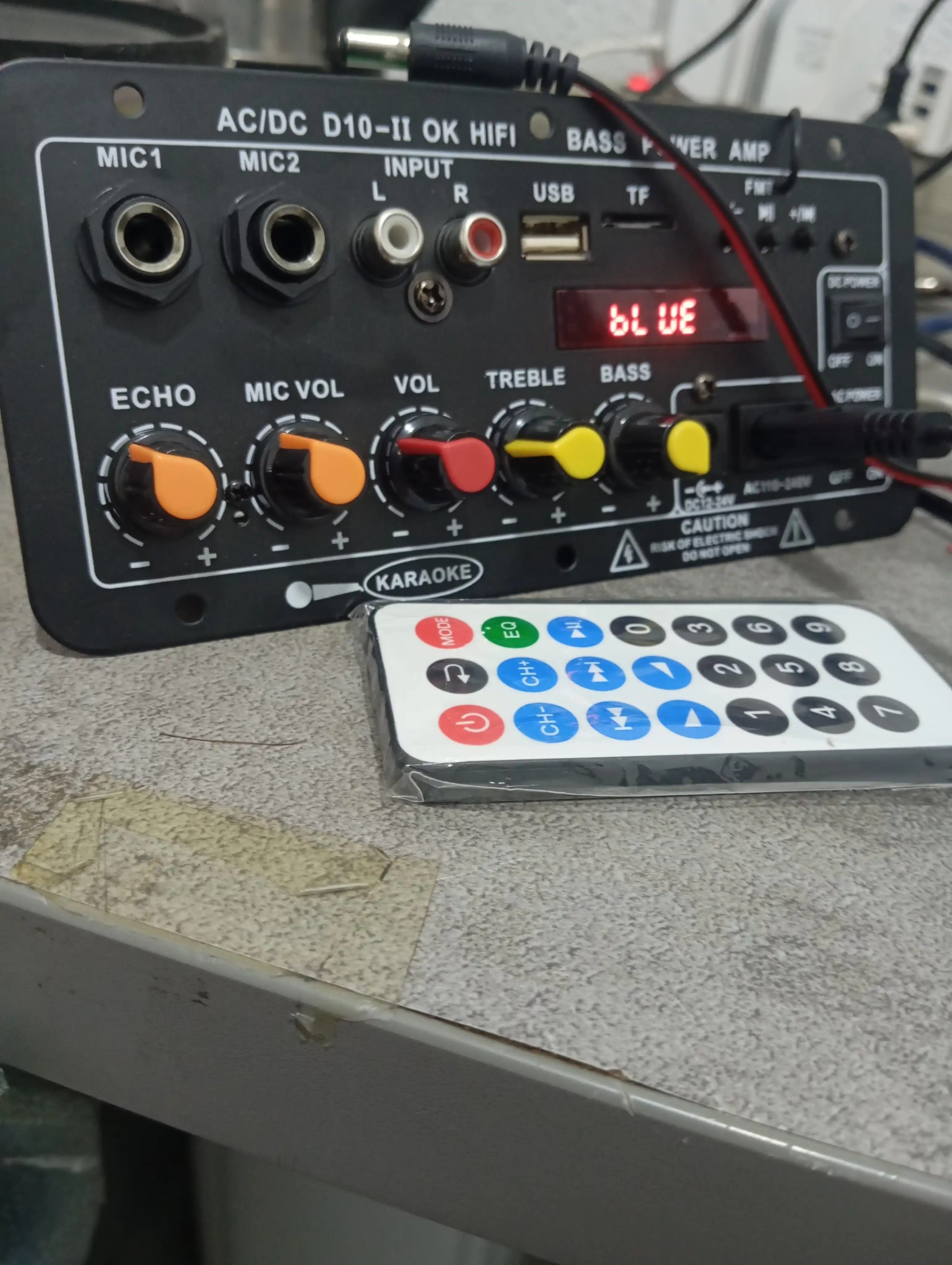 D10-II 120Вт BT/AUX/USB/TF аудиоусилитель, 1.1 канал, с сабвуфером