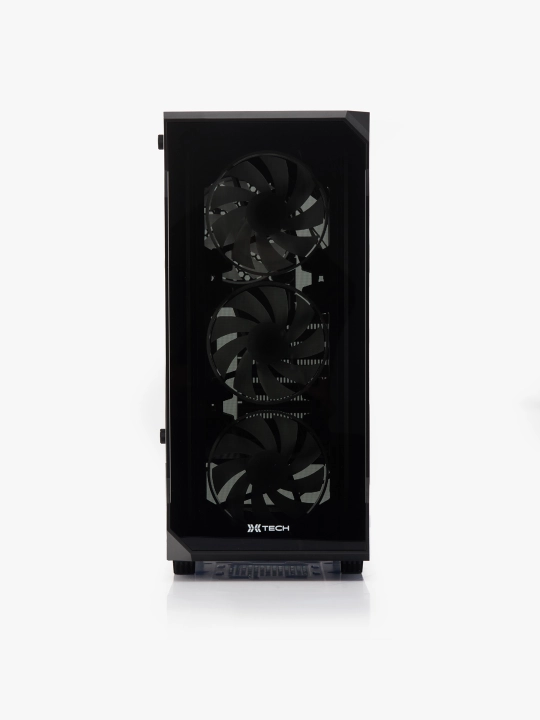 Корпус для ПК, игровой, с 3-4 вентиляторами, RGB, ATX